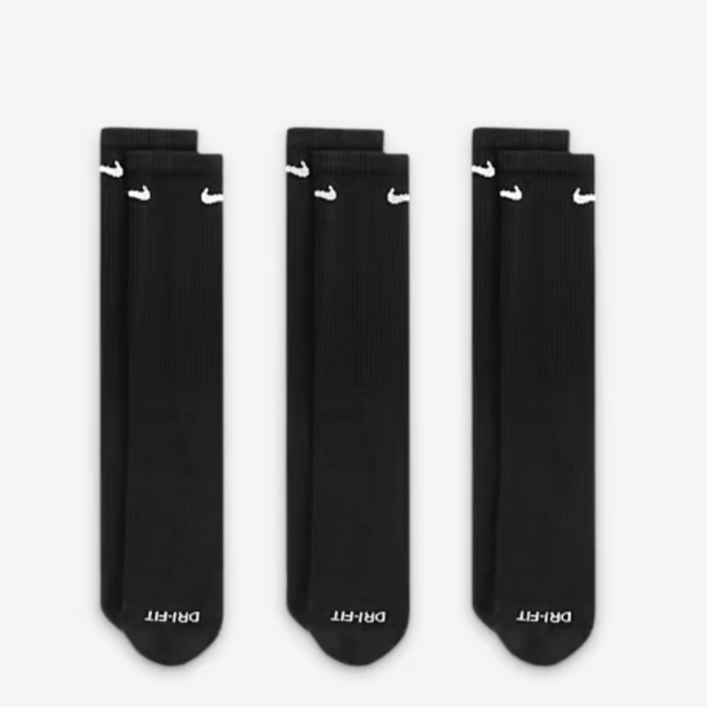 Nike 
Training Crew Socks (3 Pairs)
Nike Everyday Cushioned - Picture 2 of 12
